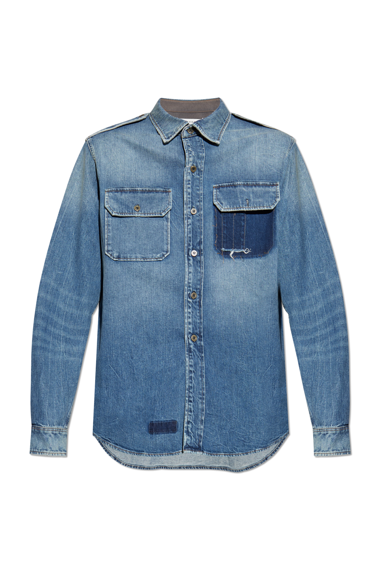Maison Margiela Denim shirt with a 'vintage' effect | Men's | Vitkac